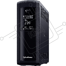 Источник бесперебойного питания UPS CyberPower VP1600ELCD Line-Interactive 1600VA/960W USB/RS-232/RJ11/45  (4 + 1 EURO)