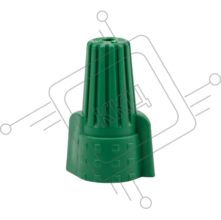 Соединительный изолирующий зажим REXANT с лепестками СИЗ-99 ø 12 мм (2,5-6 мм²), зеленый (100 шт./уп.)