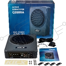 Сабвуфер автомобильный Kicx Q200BA 300Вт активный (20см/8