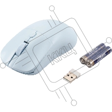 Мышь Acer OMR501 голубой оптическая 1600dpi silent беспров. USB 4but (ZL.MCE11.019)