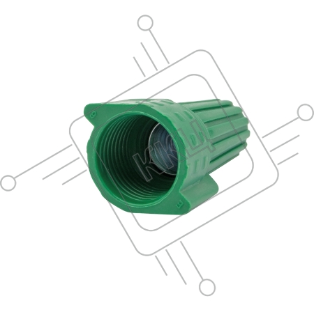 Соединительный изолирующий зажим REXANT с лепестками СИЗ-99 ø 12 мм (2,5-6 мм²), зеленый (100 шт./уп.)
