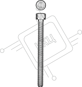 Винт ЗУБР DIN 912, М8x80 мм, 5 кг /140 шт./, кл. пр. 8.8, оцинкованный, 30318-08-080