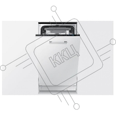 Встраиваемая посудомоечная машина Samsung DW50R4050BB/WT, черный, 45 см, 10 компл., 46 дБ, класс A+