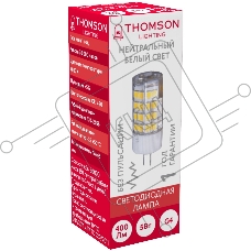 Лампа светодиодная Thomson TH-B4206 5Вт цок.:G4 капсул. 220B 4000K св.свеч.бел.нейт. (упак.:1шт)