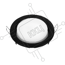 Светильник встраиваемый General GCL-GX53-H38-MA-BLACK ЧЕРНЫЙ МАТОВЫЙ 10/10