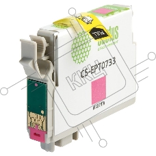 Картридж струйный Cactus CS-EPT0733 пурпурный (11,4 мл) для Epson Stylus С79/C110/СХ3900/CX4900/CX5900/CX7300/CX8300/CX9300