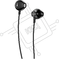 Наушники вкладыши Philips TAUE100BK/00 1.2м черный проводные в ушной раковине