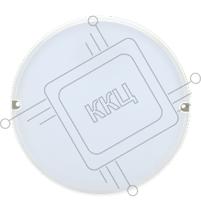 Светильник IEK LED ДПО 2012Д 12Вт IP54 6500К круг белый с АД