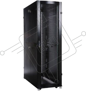 Шкаф Server IT cabinet Schneider Electric Optimum LCSR3357 48U, width 750mm., depth 1200mm., height 2255mm., black, perforation area 77.00%, load capacity 1510kg., package dimensions 1270x785x2455mm, net weight 170kg., weight gross 200kg.