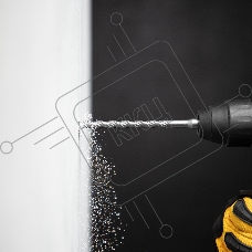 Бур по бетону, двойная спираль, Cobalt W-tip, 7x160 мм, SDS PLUS Denzel