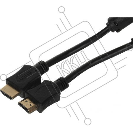Кабель соединительный аудио-видео Premier 5-813 HDMI (m)/HDMI (m) 5м. феррит.кольца Позолоченные контакты черный