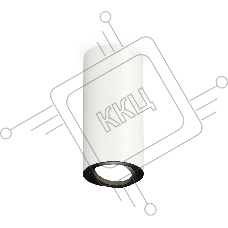 Светильник Ambrella Light XS7442002 SWH/PBK белый песок/черный полированный MR16 GU5.3 (C7442, N7002)