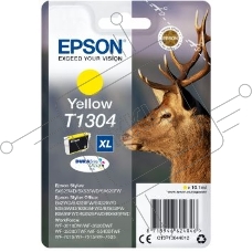 Картридж струйный Epson C13T13044012 желтый для Epson SX525WD/SX535WD/B42WD/BX320FW/BX625FWD/BX635FWD/WF-7015/7515/7525 (10.1мл)