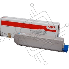 Картридж лазерный Oki C831/841 голубой 10K