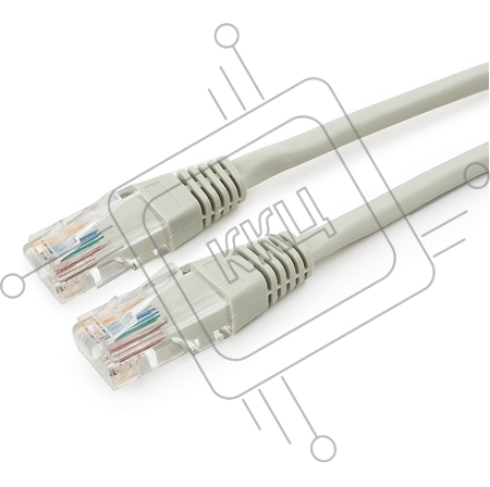 Патч-корд медный UTP Cablexpert PP10-1M кат.5e, 1м, литой, многожильный (серый)