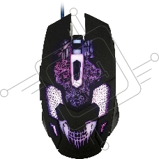 Мышь проводная Qumo Annihilator M04 черный, 3200 dpi, USB, кнопки - 6