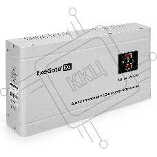 Стабилизатор напряжения ExeGate Master AV-5000 (5000ВА, 140-260В, цифр. индикация вход/вых. напряжения, 220В±8%, КПД 98%, 5 уровней защиты, задержка, метал.корпус, клем.колодка, RTL)