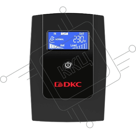 Источник бесперебойного питания ИБП Info LCD 800В.А IEC C13 (3) USB + RJ45 DKC INFOLCD800I