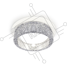 Комплект встраиваемого светильника Ambrella light XC8050030 SWH/CL белый песок/прозрачный GX53 (C8050, N8480)