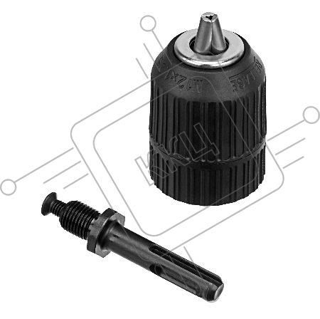 Патрон для дрели БЗП 2-13 мм -  М12х1,25, адаптер SDS PLUS// Сибртех