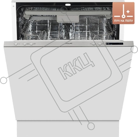Встраиваемая посудомоечная машина Weissgauff BDW 6043 D шириной 60 см, 14 комплектов
