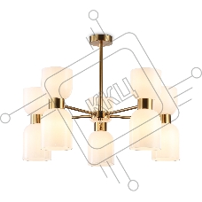Люстра Ambrella light LH56093/10 BS/FR латунь/белый матовый E14*10 max 40W D700*510
