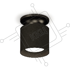 Светильник Ambrella Light XS7402063 SBK/PBK черный песок/черный полированный MR16 GU5.3 (N7926, C7402, N7021)