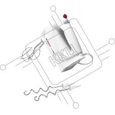 Миксер ручной Bosch MFQ3030 350Вт белый