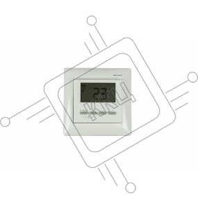 Терморегулятор цифровой REXANT RX-511H, белый, совместим с Legrand серии Valena