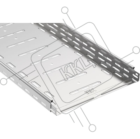 Лоток листовой перфорированный 300х50 L3000 сталь 0.8мм ИЭК CLP10-050-300-3