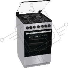Плита комбинированная Gorenje GK5B40SH серый, конфорок 4 газовых, духовка 70 л, 50 см x 85 см x 59.4 см