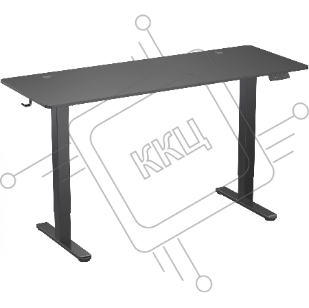 Стол для компьютера Cactus CS-EDL-BBK столешница ДСП черный каркас черный