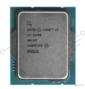 Процессор Intel Core i3-12100 (LGA1700,Alder Lake, 4C/8T, 3.3/4.3GHz, 12MB, 60/89W, UHD Graphics 730) OEM