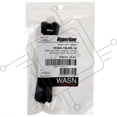Крепеж Hyperline WASN-135-mix-10 Хомут для кабеля, липучка с мягкой застежкой, 135x14 мм, цвет в ассортименте (10 шт.)