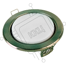 Светильник встраиваемый General GCL-10GX53-H38-GA античный зеленый 10/10