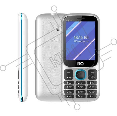 Мобильный телефон BQ 2820 Step XL+ White/Red SC 6531E, 1, 201MHZ, MOCOR, 32 MB, 32 MB, 2G GSM 850/900/1800/1900, Bluetooth Версия 2.1 Экран: 2.4 