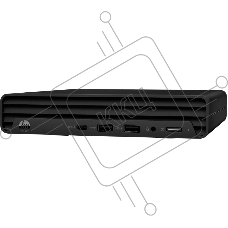 Неттоп HP 260 G9 Mini i3 1315U (1.2) 8Gb SSD256Gb UHDG FreeDOS GbitEth WiFi BT 65W kb мышь клавиатура черный (9H6E0ET)