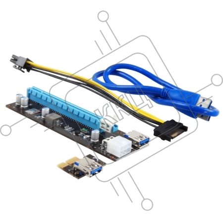 RISER CARD  MINING MAXI for GPU 250W+ , OEM {100}