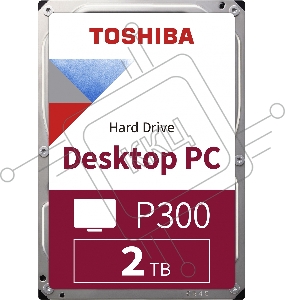Жесткий диск Toshiba Original SATA-III 2Tb HDWD320UZSVA P300 (7200rpm) 128Mb 3.5