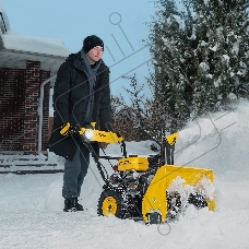 Бензиновая снегоуборочная машина SB 560 LP, 212cc, эл.старт, фара  Denzel