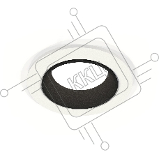 Комплект встраиваемого светильника Ambrella light XC6512002 SWH/SBK белый песок/черный песок MR16 GU5.3 (C6512, N6111)