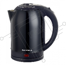 Чайник электрический SUPRA KES-2003N 2л. 1500Вт черный, нержавеющая сталь