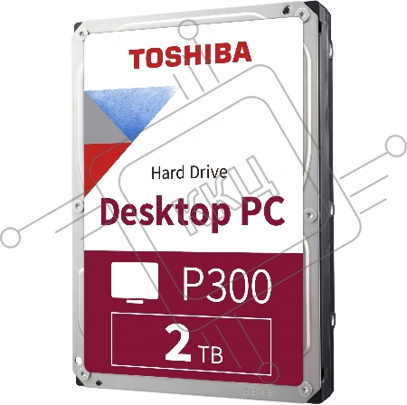 Жесткий диск Toshiba Original SATA-III 2Tb HDWD320UZSVA P300 (7200rpm) 128Mb 3.5