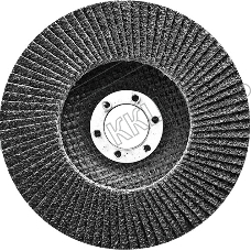 Круг лепестковый торцевой, конический, Р 60, 180 х 22,2 мм// Сибртех