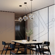 50267/1 LED/ подвесной светильник/ черный