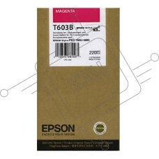 Картридж струйный Epson C13T603B00 пурпурный (220 мл) для Epson St Pro 7800/9800