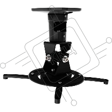Кронштейн для проектора Cactus CS-VM-PR01-BK черный макс.10кг настенный и потолочный поворот и наклон