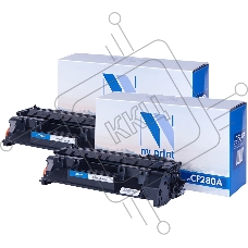 Картридж NVP совместимый NV-CF280A-SET2 для HP LaserJet Pro 400 MFP M425dn/ 400 MFP M425dw/ 400 M401dne/ 400 M401a/ 400 M401d/ 400 M401dn/ 400 M401dw (2700k) (2 шт)