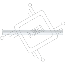 Светильник Ultraflash LWL-2016-05 16Вт 6000K белый (13948)