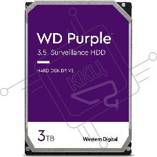 Жесткий диск Western Digital 3TB WD33PURZ SATA-III Surveillance Purple (5400rpm) 256Mb 3.5